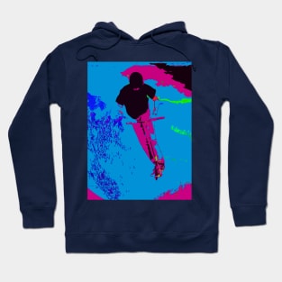 Riding the Galaxy - Stunt Scooter Rider Hoodie